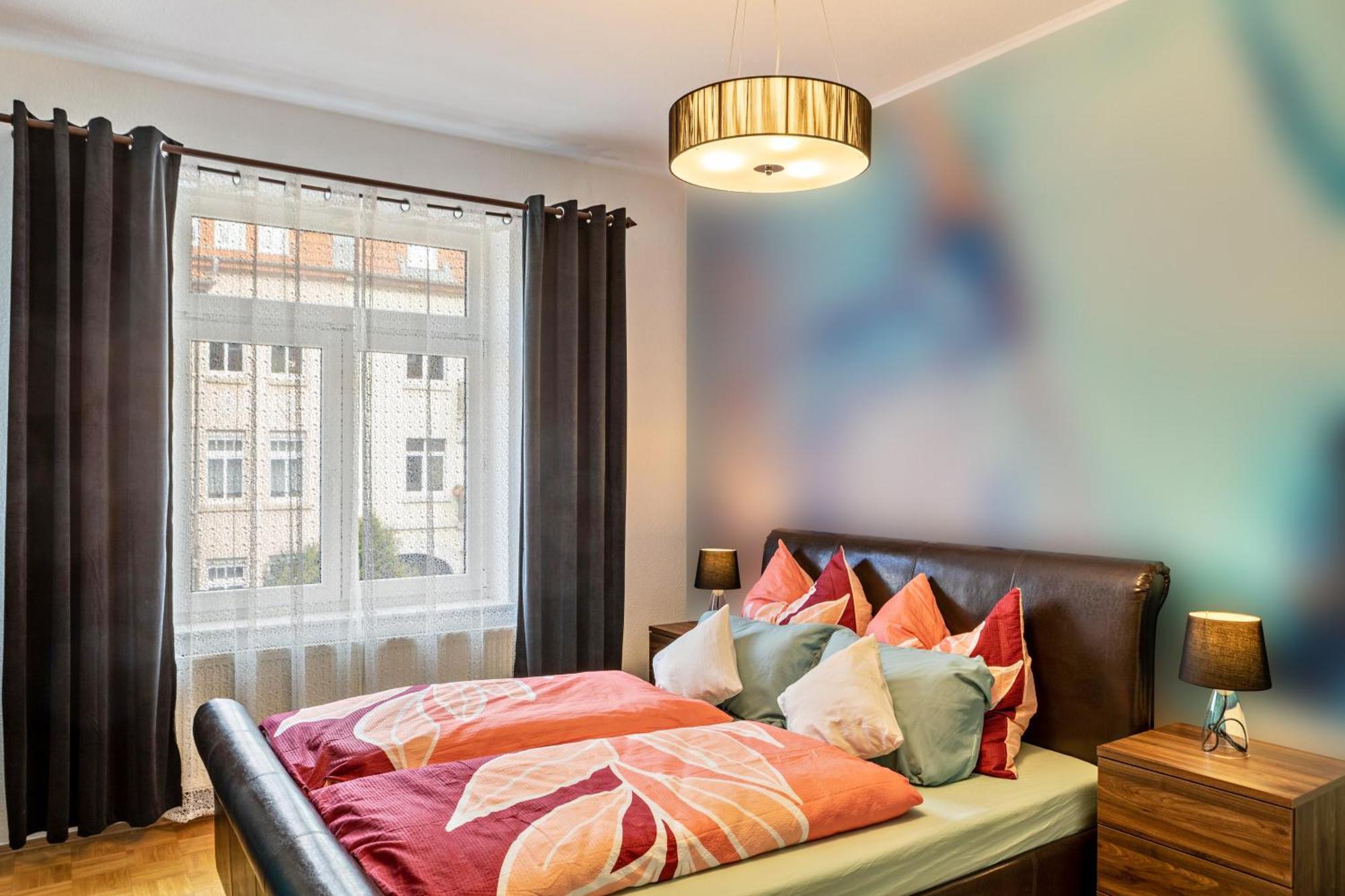 Balkon Apartment Shanti Lu Erfurt Exterior foto